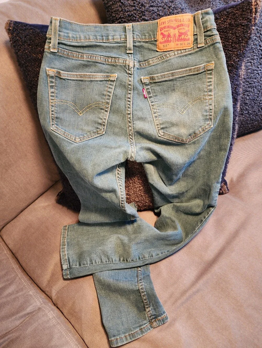 Levi's Blue Jeans 511 Size 30x27